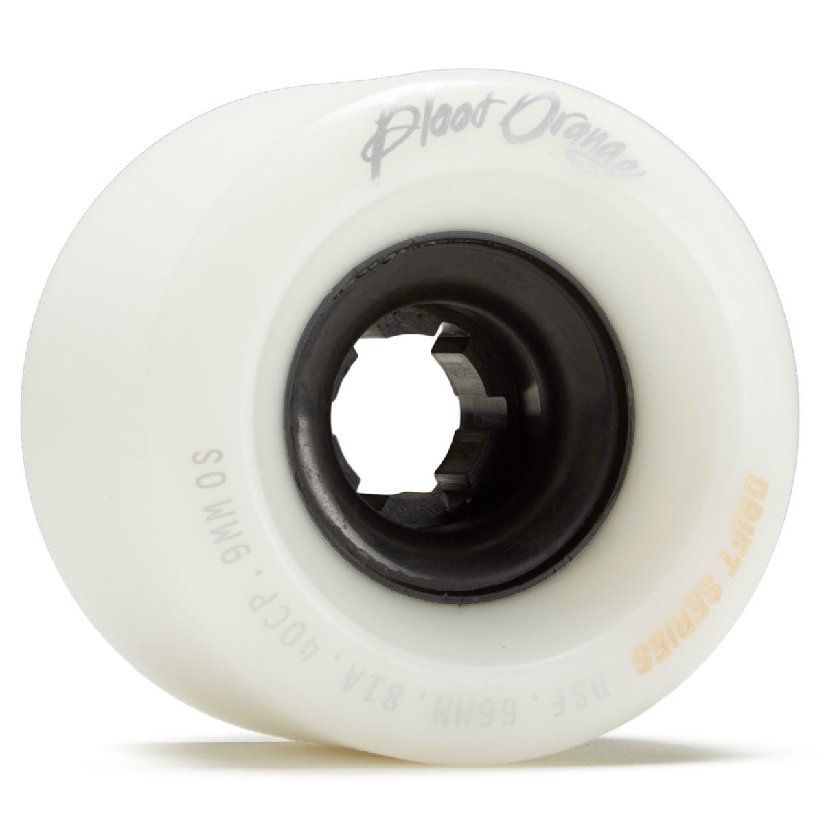 Blood Orange Drift 81a Longboard Wheels - White - 66mm image 1