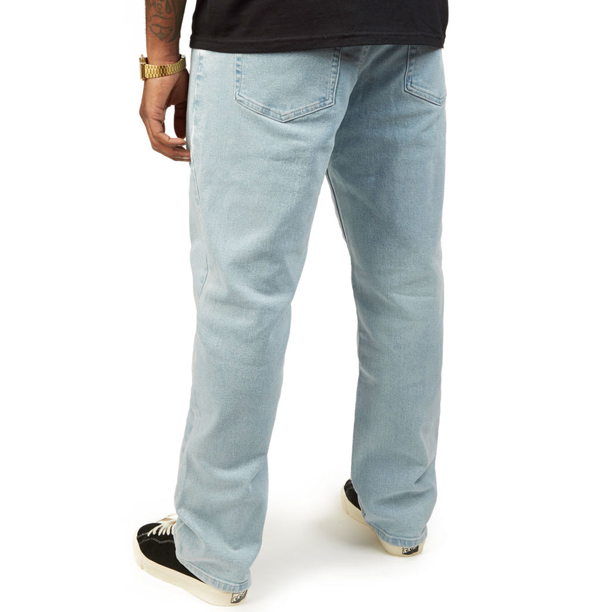 CCS Relaxed Stretch Denim Jeans - 12oz Bleach Wash image 3