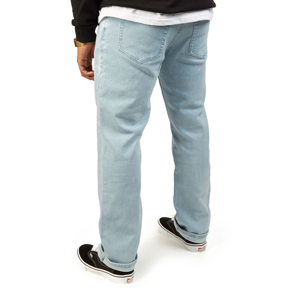 CCS Straight Stretch Denim Jeans - 12oz Bleach Wash image 3