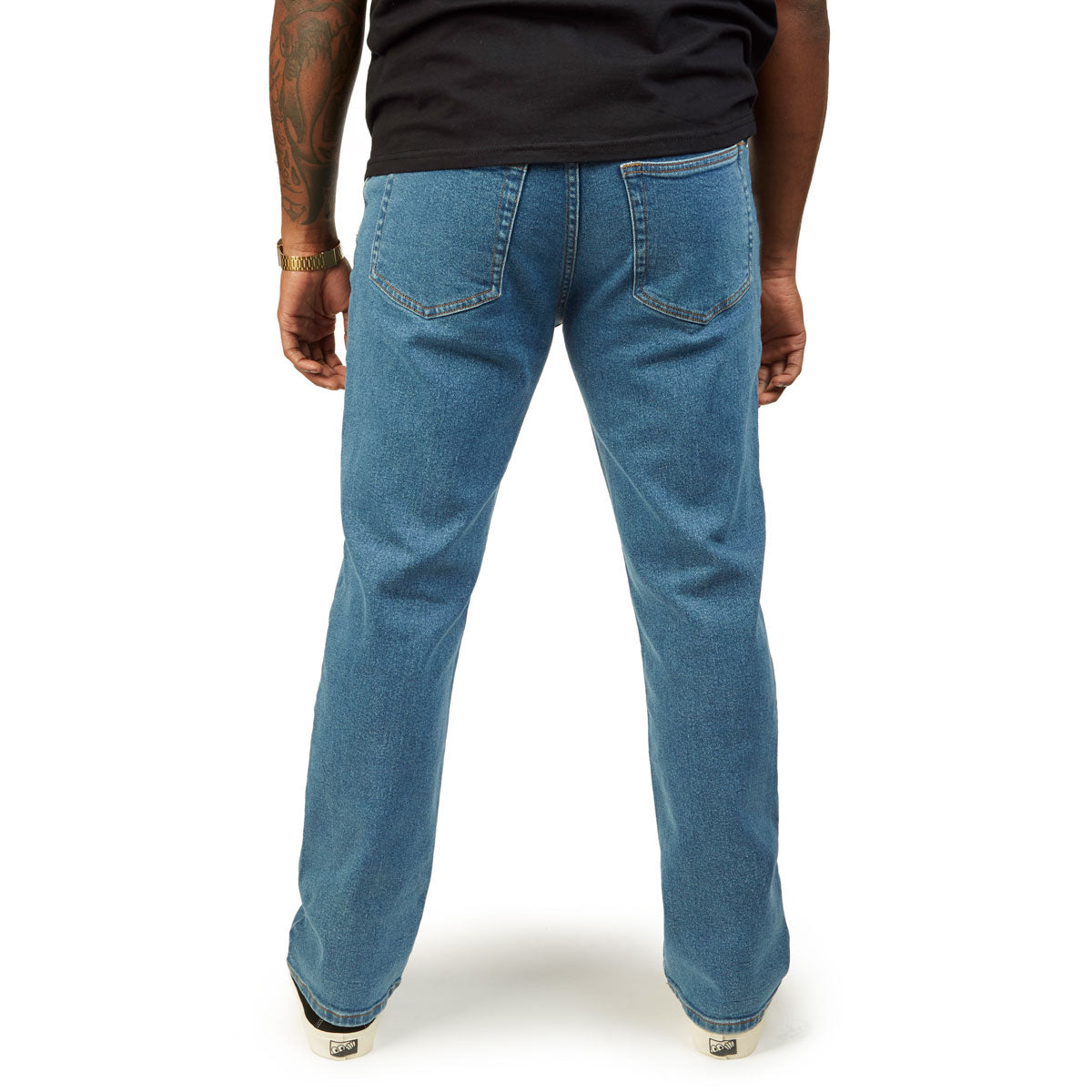 CCS Straight Stretch Denim Jeans - 12oz Rinse image 4