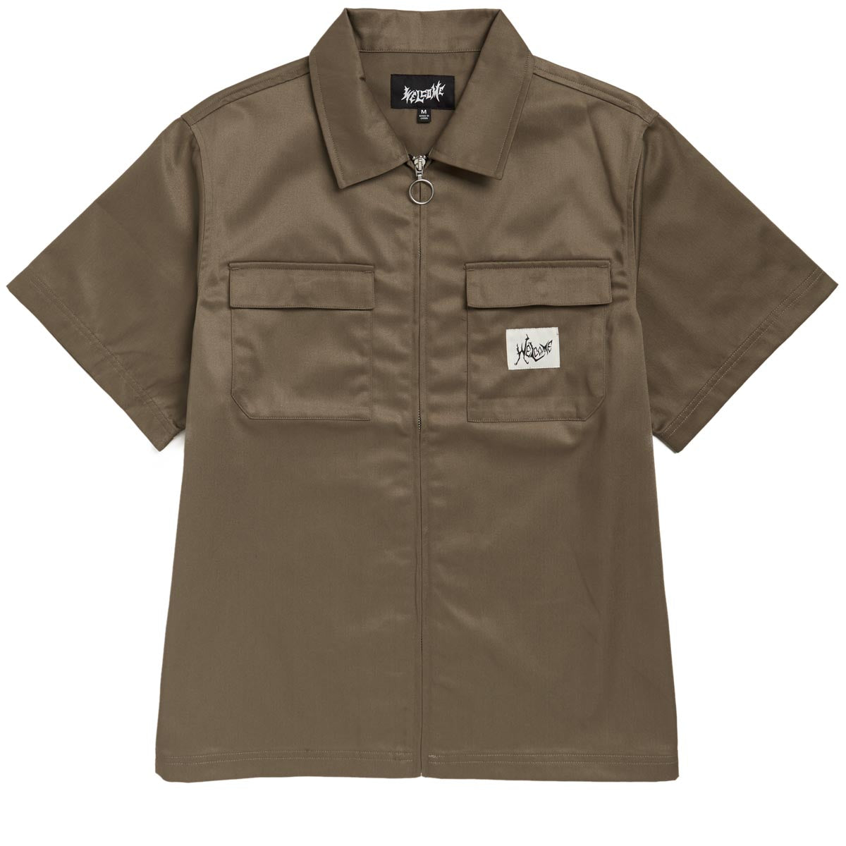 Welcome Nephilim Zip-up Work Shirt - Stone image 1