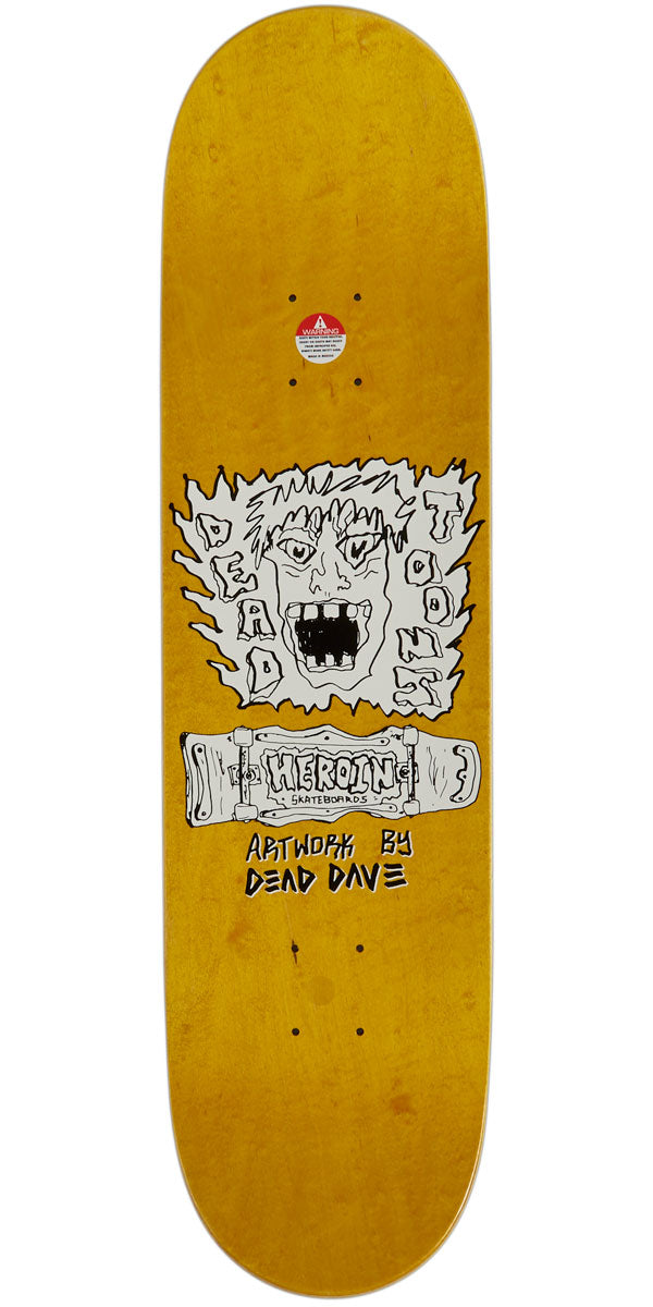 Heroin Yankou Dead Toon Skateboard Complete - 8.25
