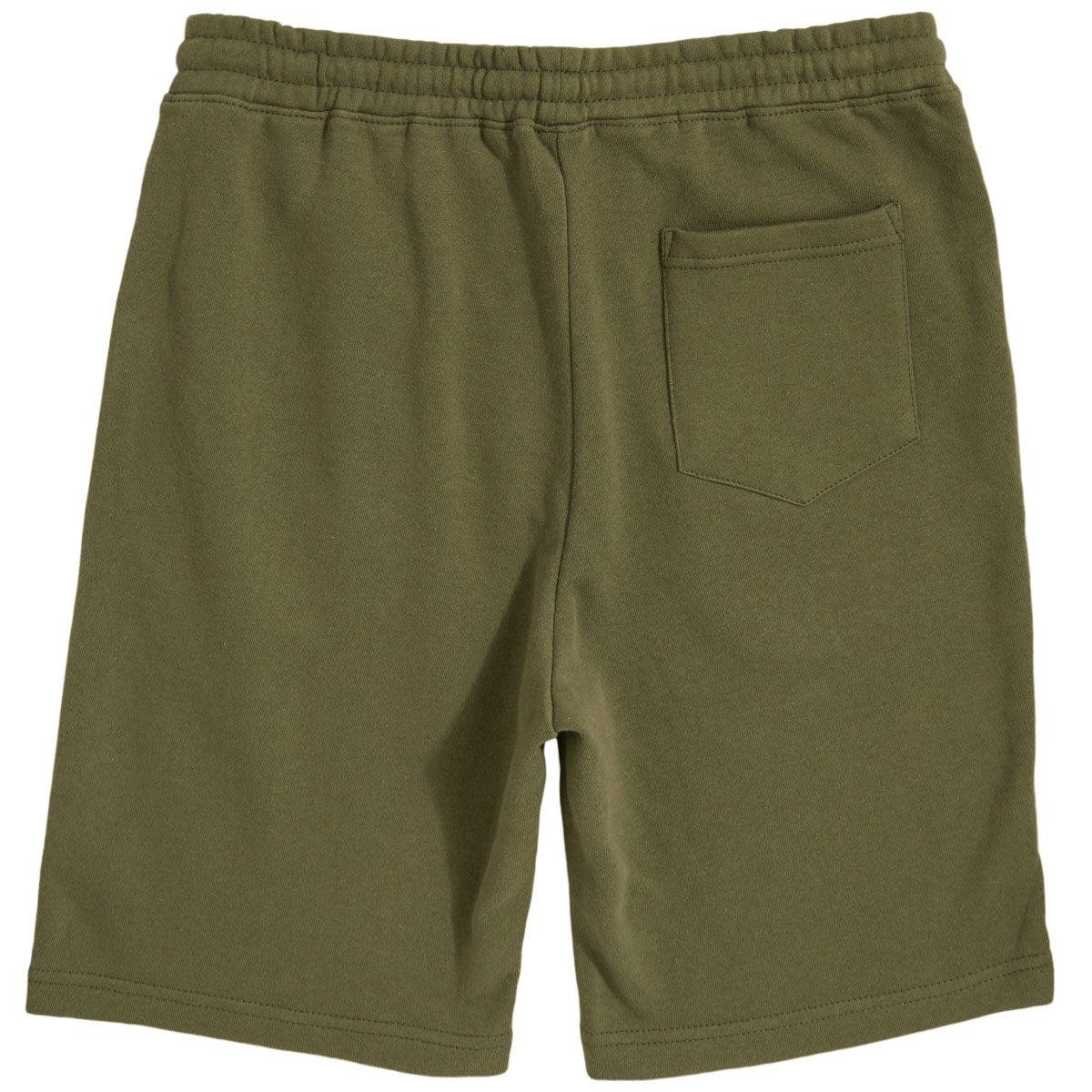 CCS Logo Rubber Patch Sweat Shorts - Army Green image 4