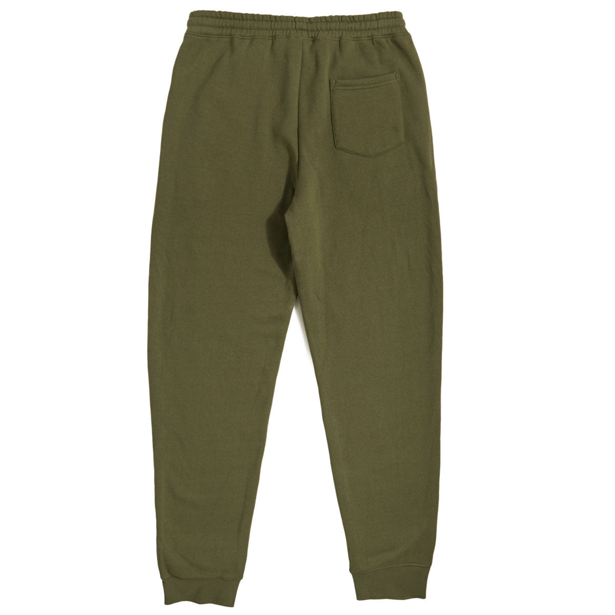 CCS Logo Rubber Patch Sweatpants - Army Green image 4