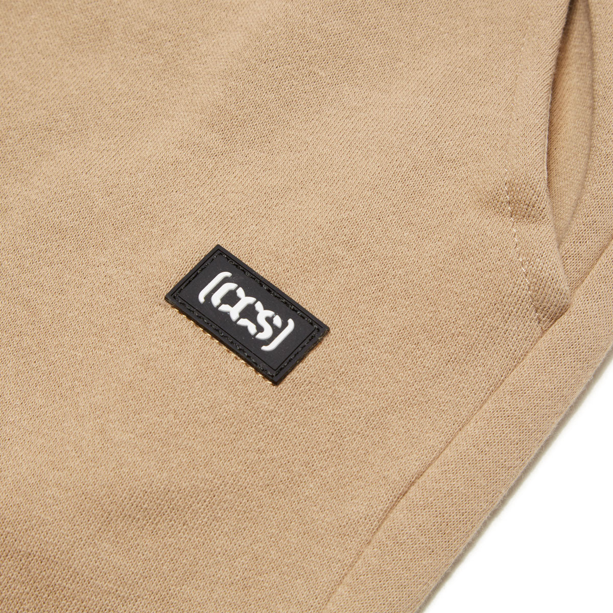 CCS Logo Rubber Patch Sweat Pants - Khaki image 2