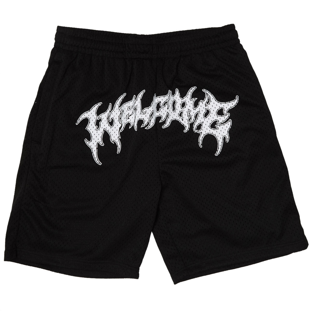 Welcome Barb Mesh Shorts - Black image 1