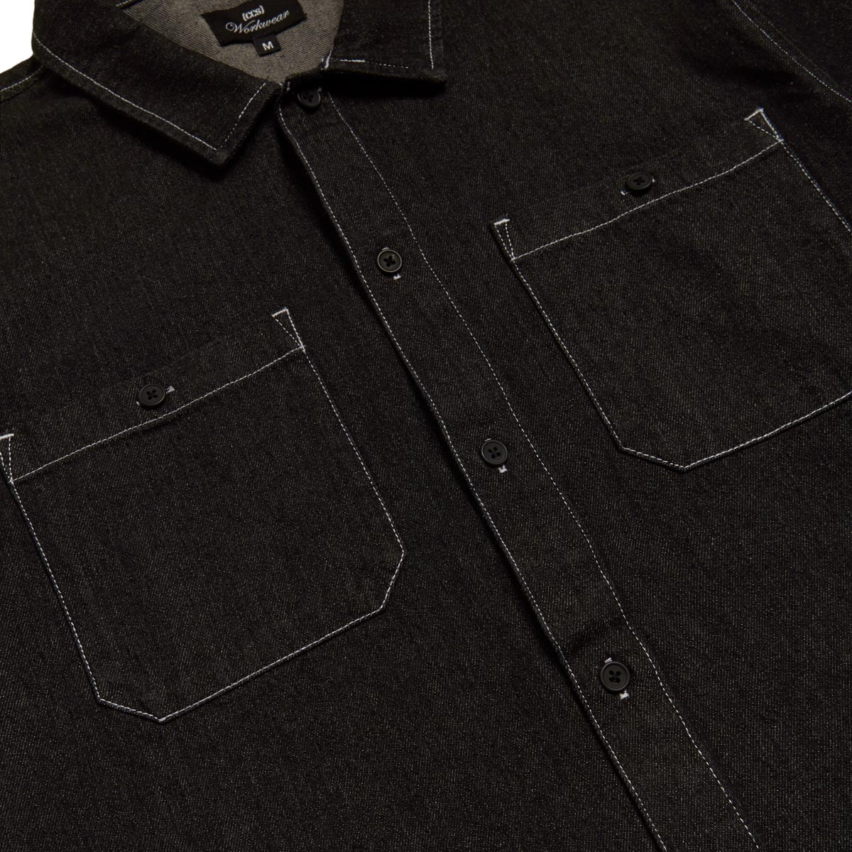 CCS Heavy Denim Work Shirt - Black image 4