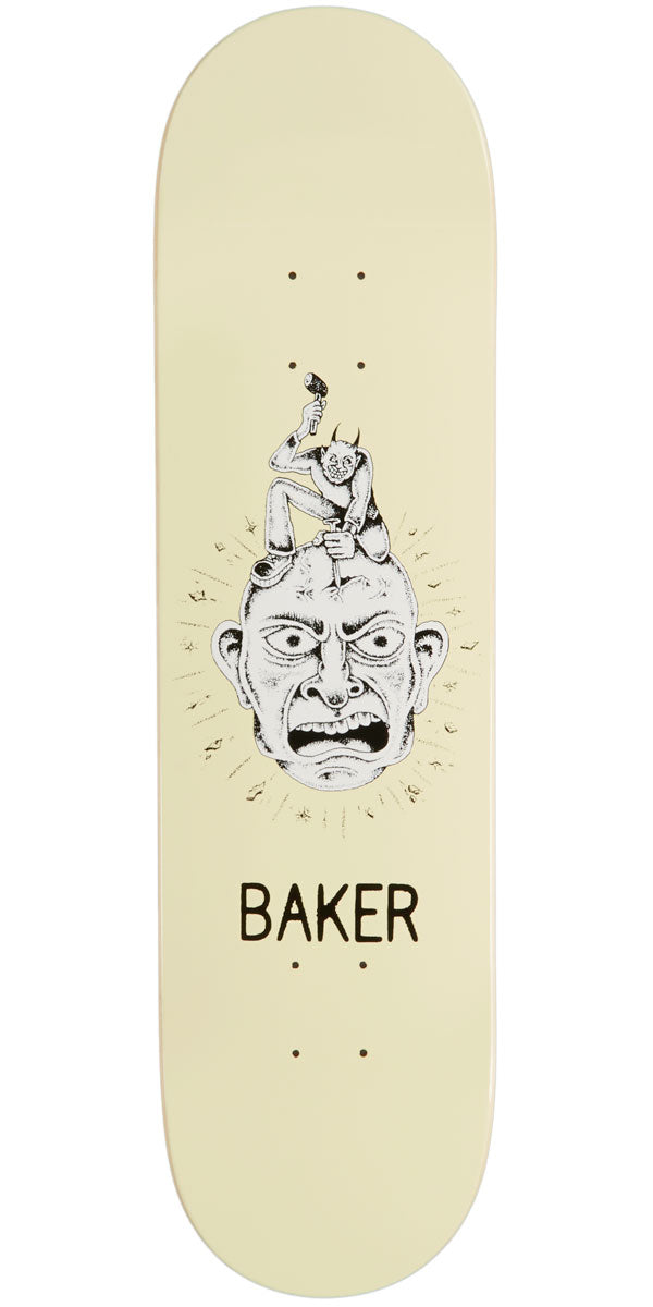 Baker Figgy Chisel Head Skateboard Deck - 8.125