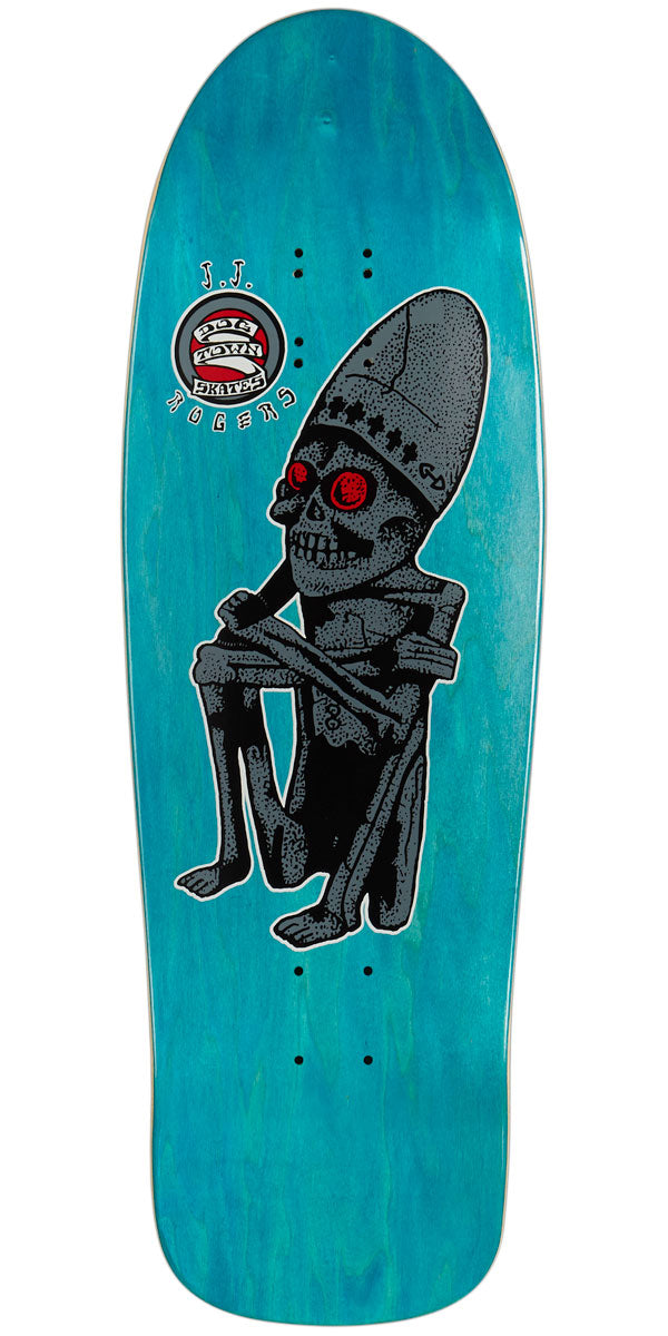 Dogtown JJ Rogers God of Death Reissue Skateboard Deck - Assorted Stains - 10.125