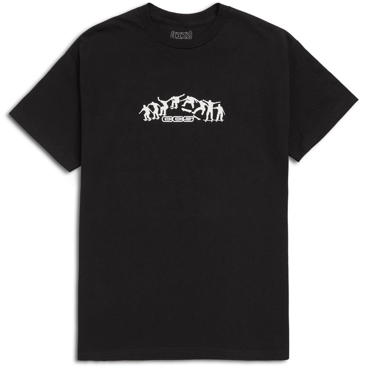 CCS Kickflip Logo T-Shirt - Black/White image 1