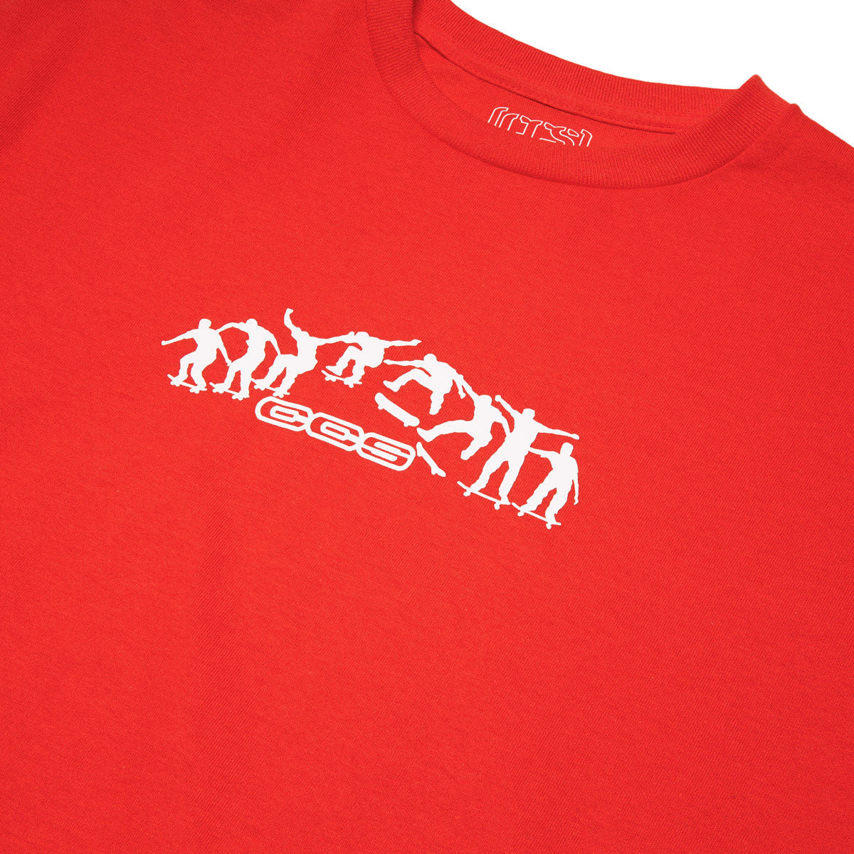 CCS Kickflip Logo T-Shirt - Red/White image 2