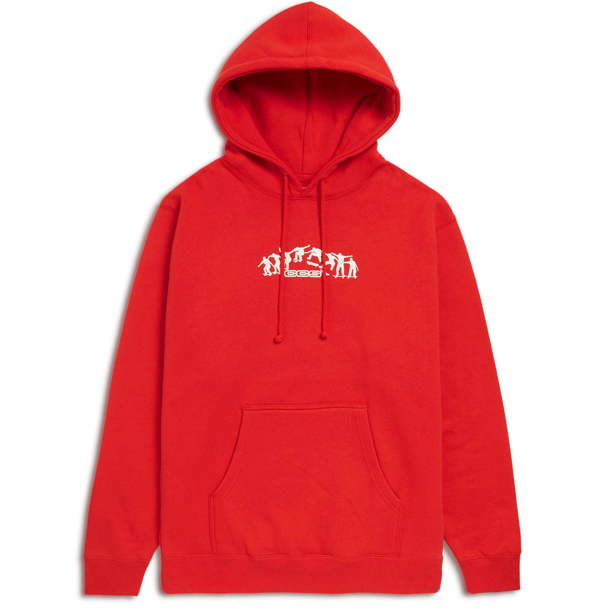 CCS Kickflip Logo Pullover Hoodie - Red/White image 1