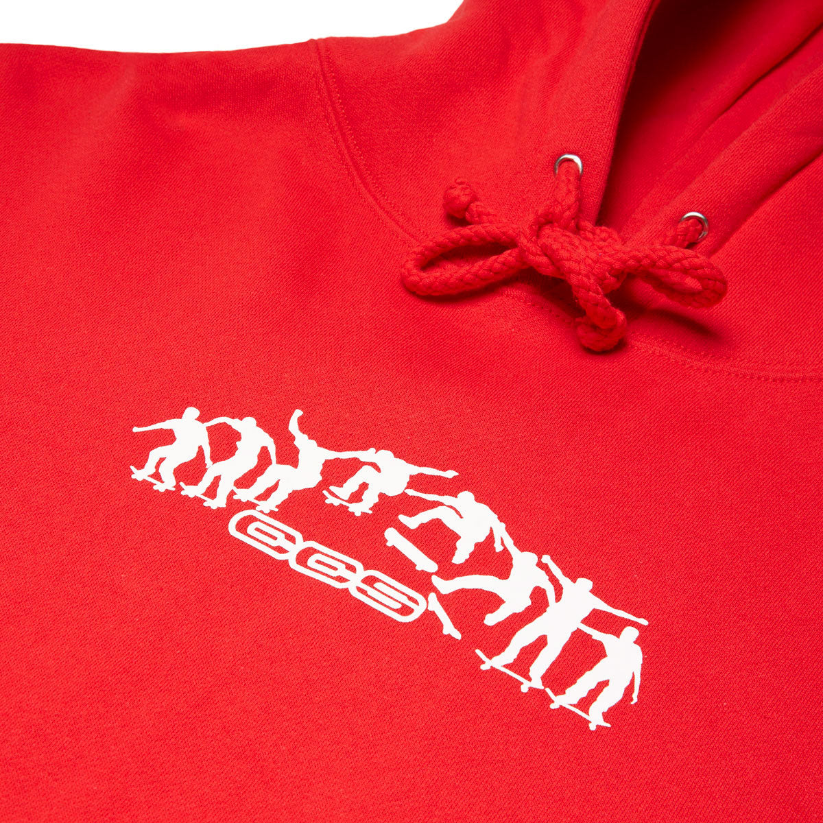 CCS Kickflip Logo Pullover Hoodie - Red/White image 2