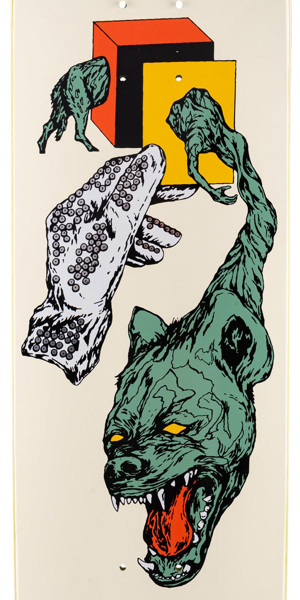 Welcome Face of a Lover On A Son Of Moontrimmer Skateboard Deck - Bone - 8.25