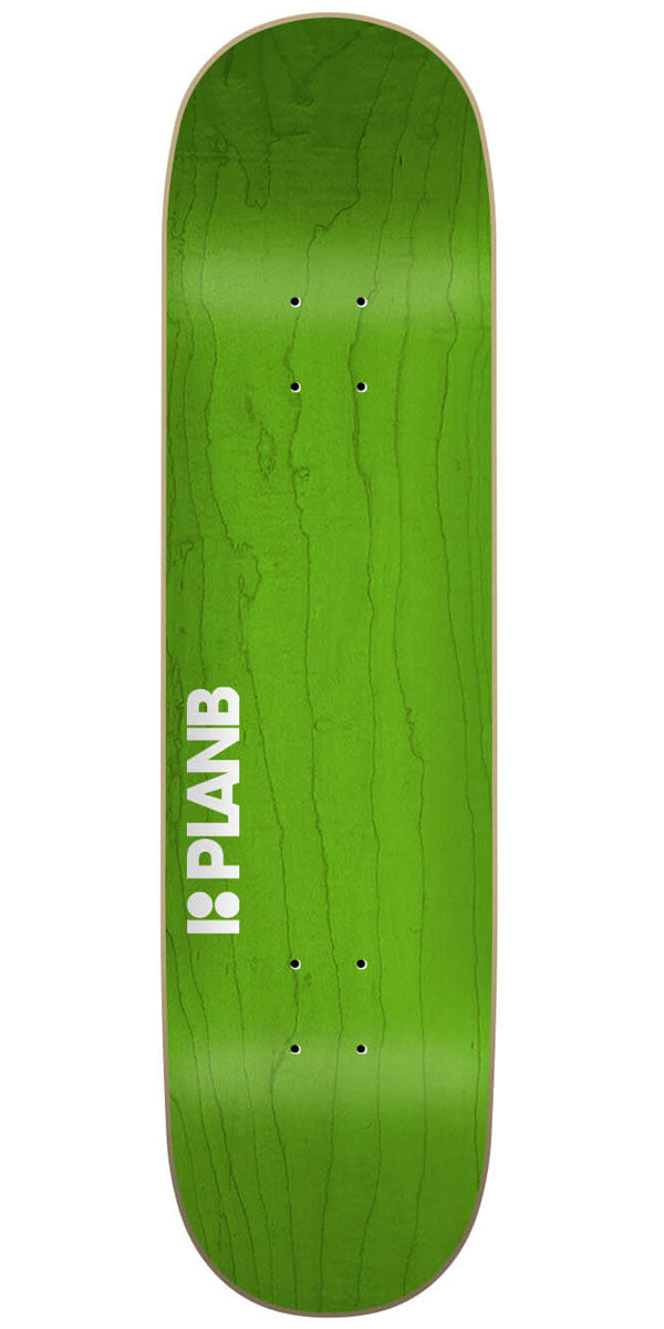 Plan B Ball Court Skateboard Deck - Green - 8.25