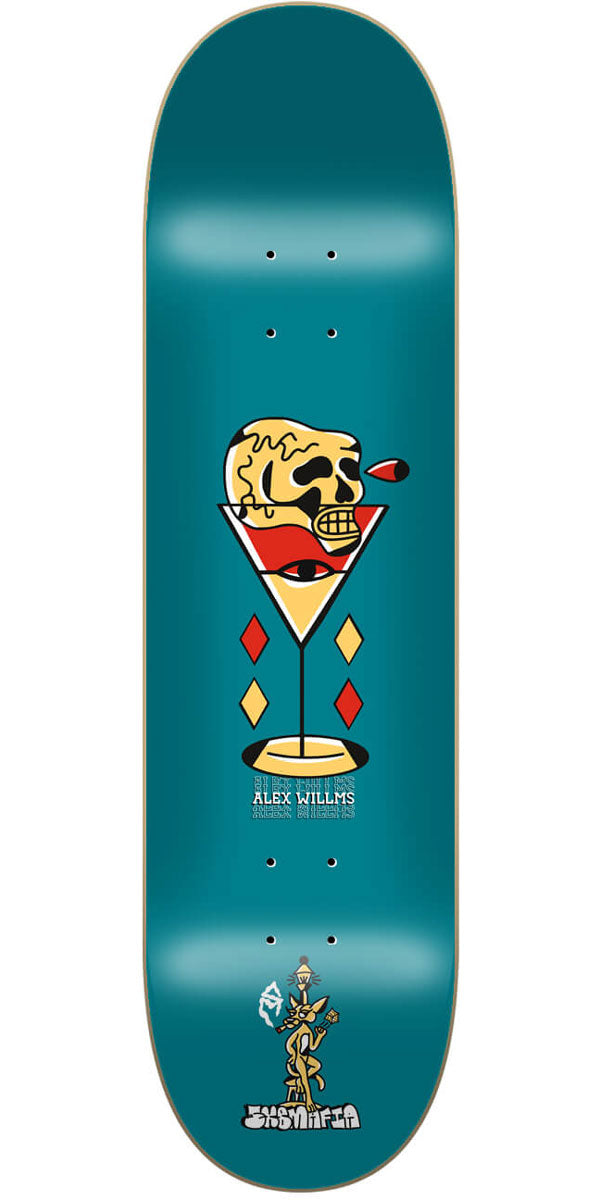 Sk8 Mafia Willms Smug Skateboard Deck - 8.30