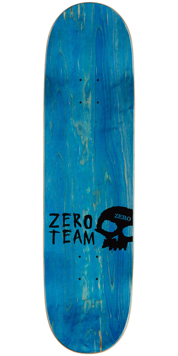 Zero Team Skull Skateboard Deck - 8.50