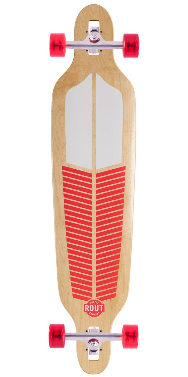 Rout Plume Drop-Thru Longboard Complete image 1