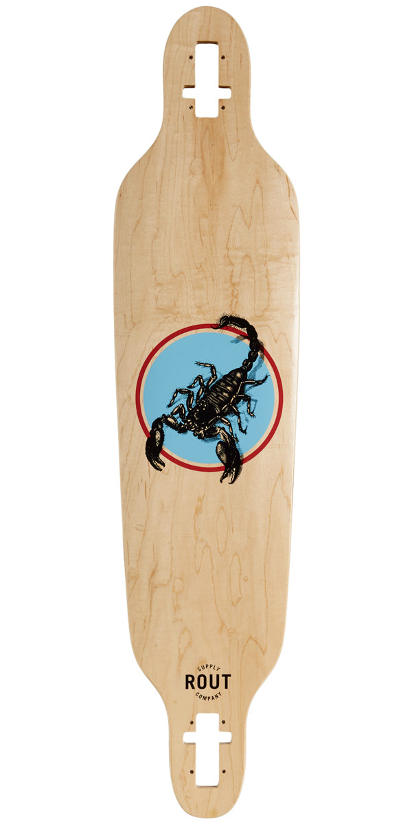 Rout Threat Drop-Thru Longboard Deck image 1