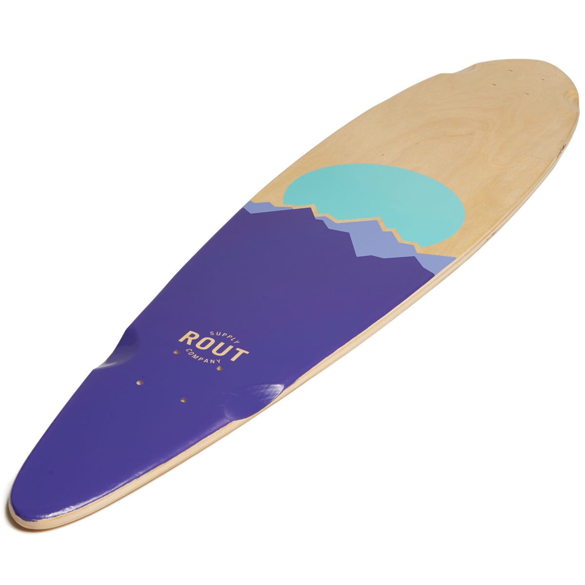 Rout Peaks Pintail Longboard Deck image 4