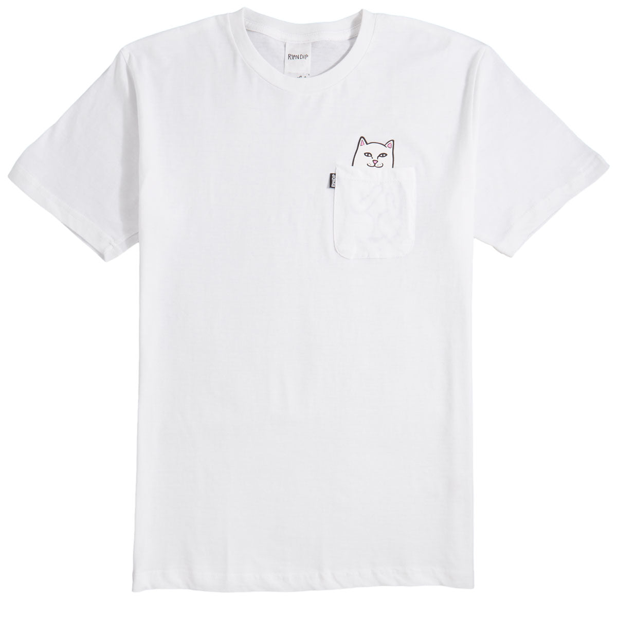 RIPNDIP Lord Nermal Pocket T-Shirt - White image 1