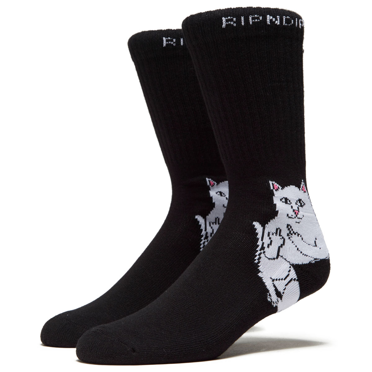 RIPNDIP Lord Nermal Socks - Black image 1