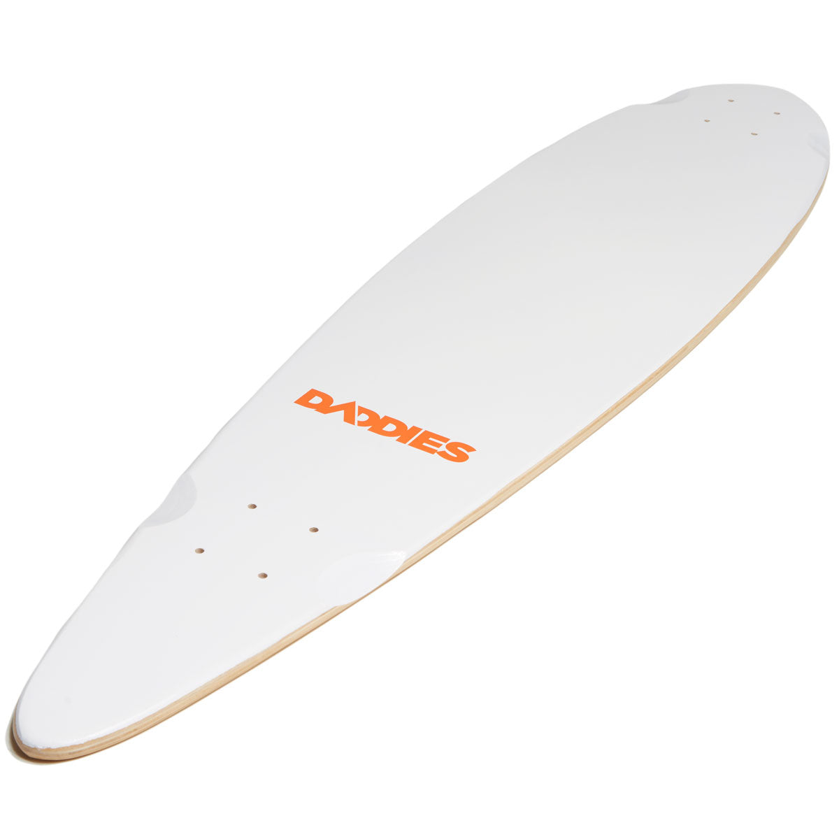 Daddies Logo Pintail Longboard Complete - White image 4