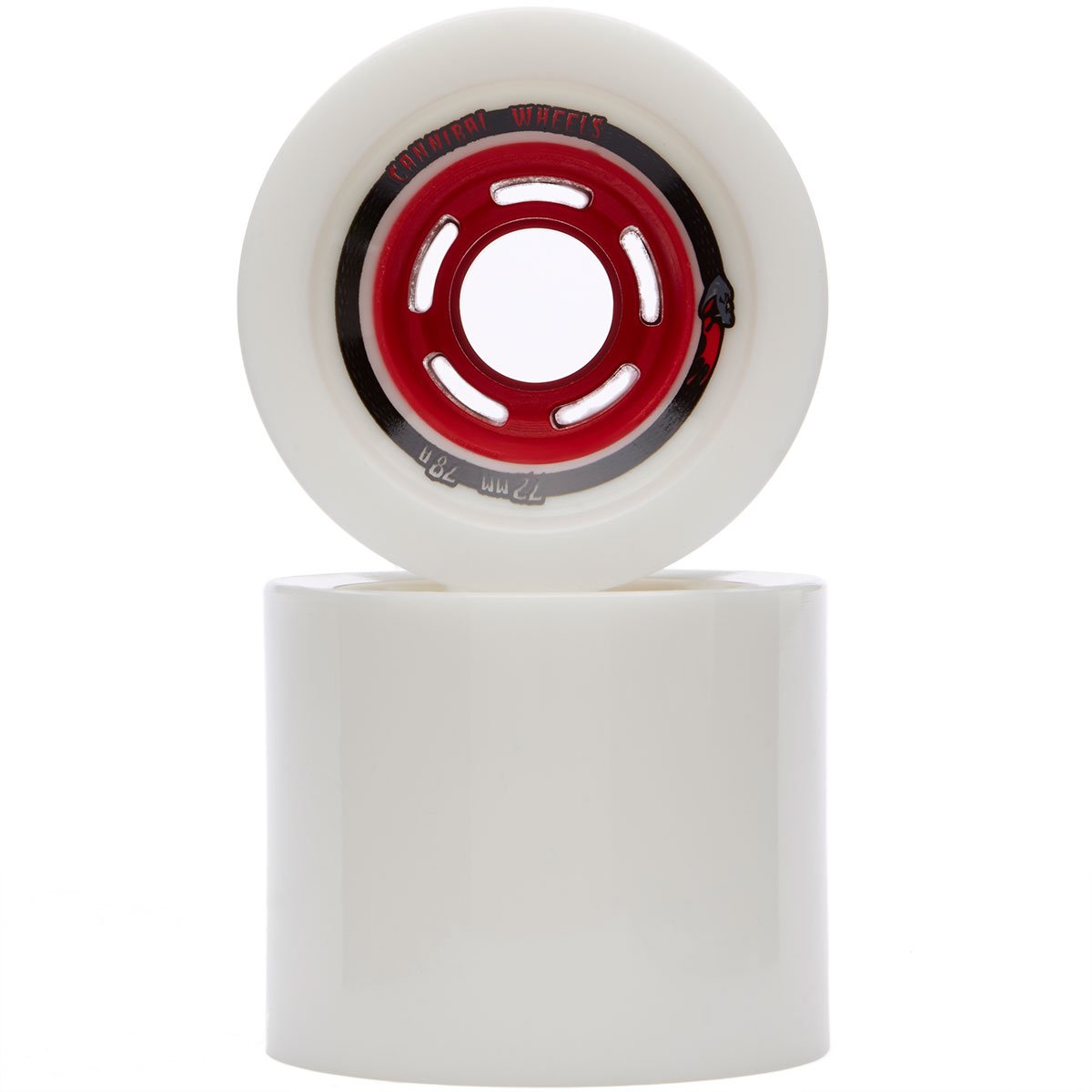 Venom Cannibal Longboard Wheels 72mm 78a Red Core image 2