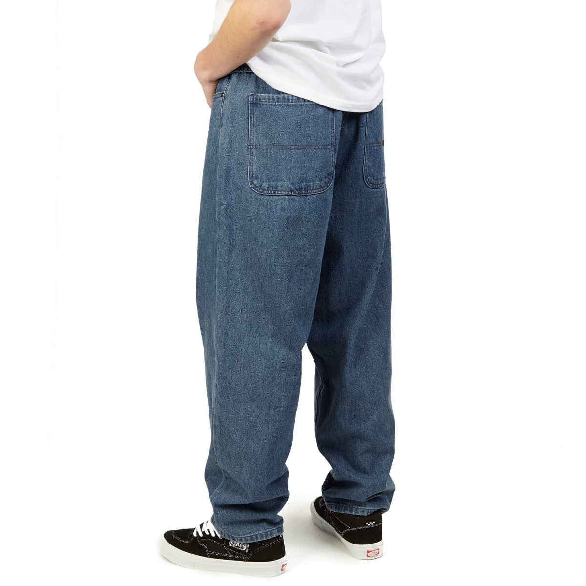 CCS Baggy Taper Denim Jeans - Medium Wash – Daddies Board Shop