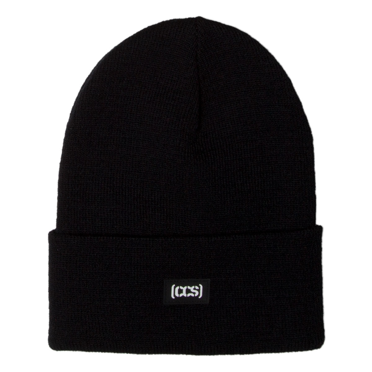 CCS Rubber Logo Patch Beanie - Black image 1