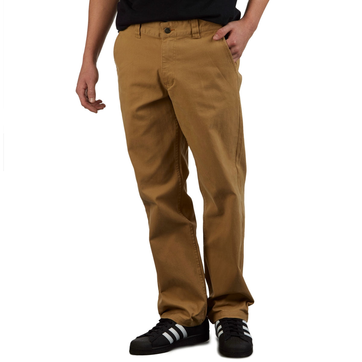 CCS Relaxed Stretch Chino Pants - Khaki image 1