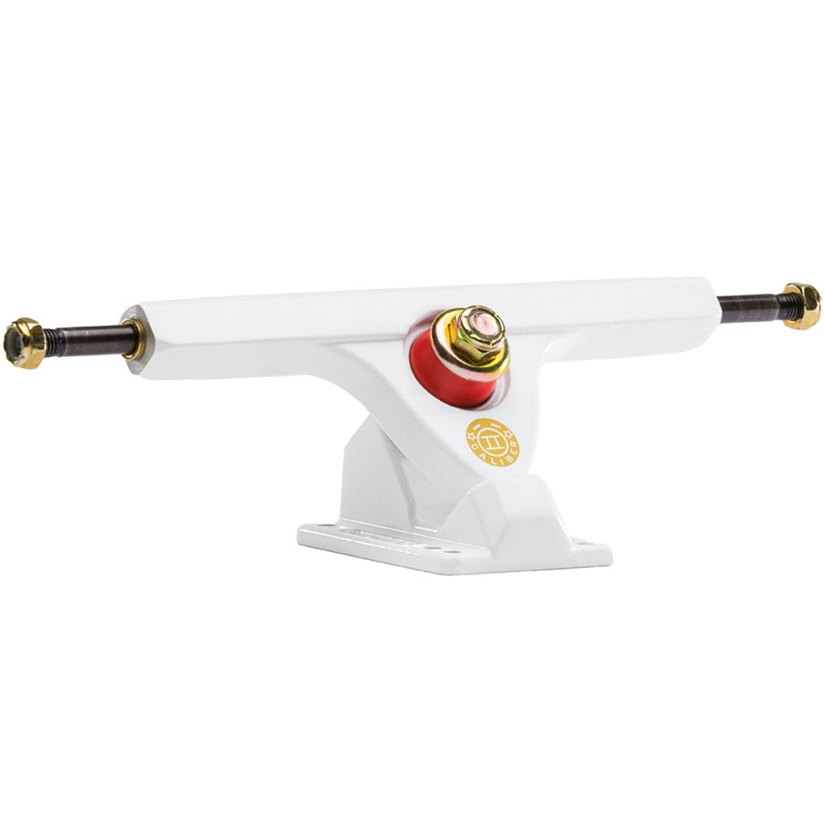 Caliber II Longboard Trucks - White / Gold 44 Degree 10