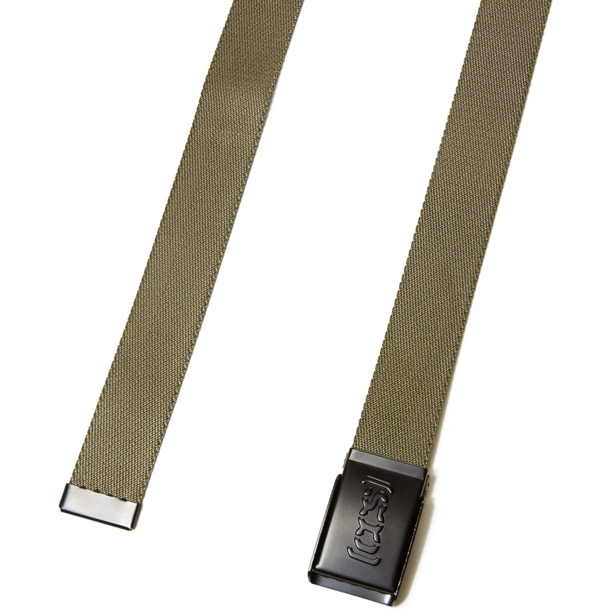 CCS Black Logo Buckle Belt - Olive image 1