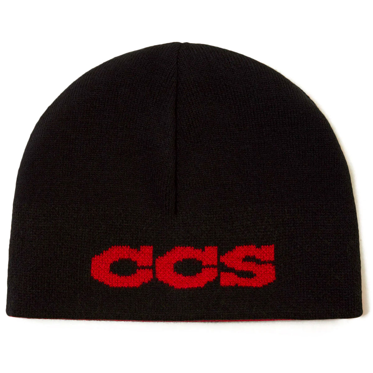 CCS Flames Reversible Skully Beanie - Black/Red image 3