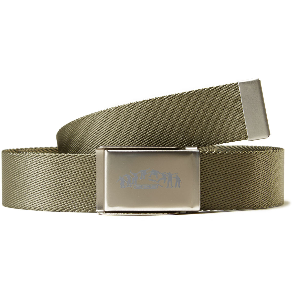 CCS Silver Kickflip Buckle Belt - Olive image 1