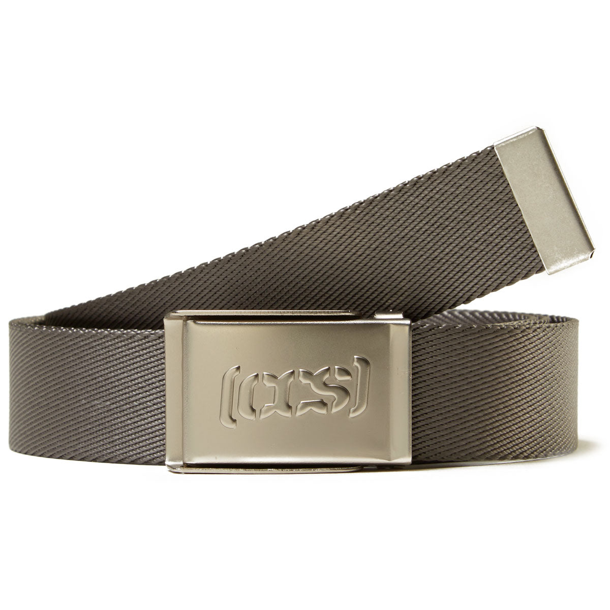 CCS Silver Logo Buckle Belt - Grey image 1