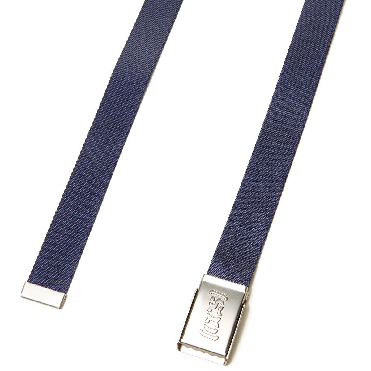 CCS Silver Logo Buckle Belt - Navy image 1