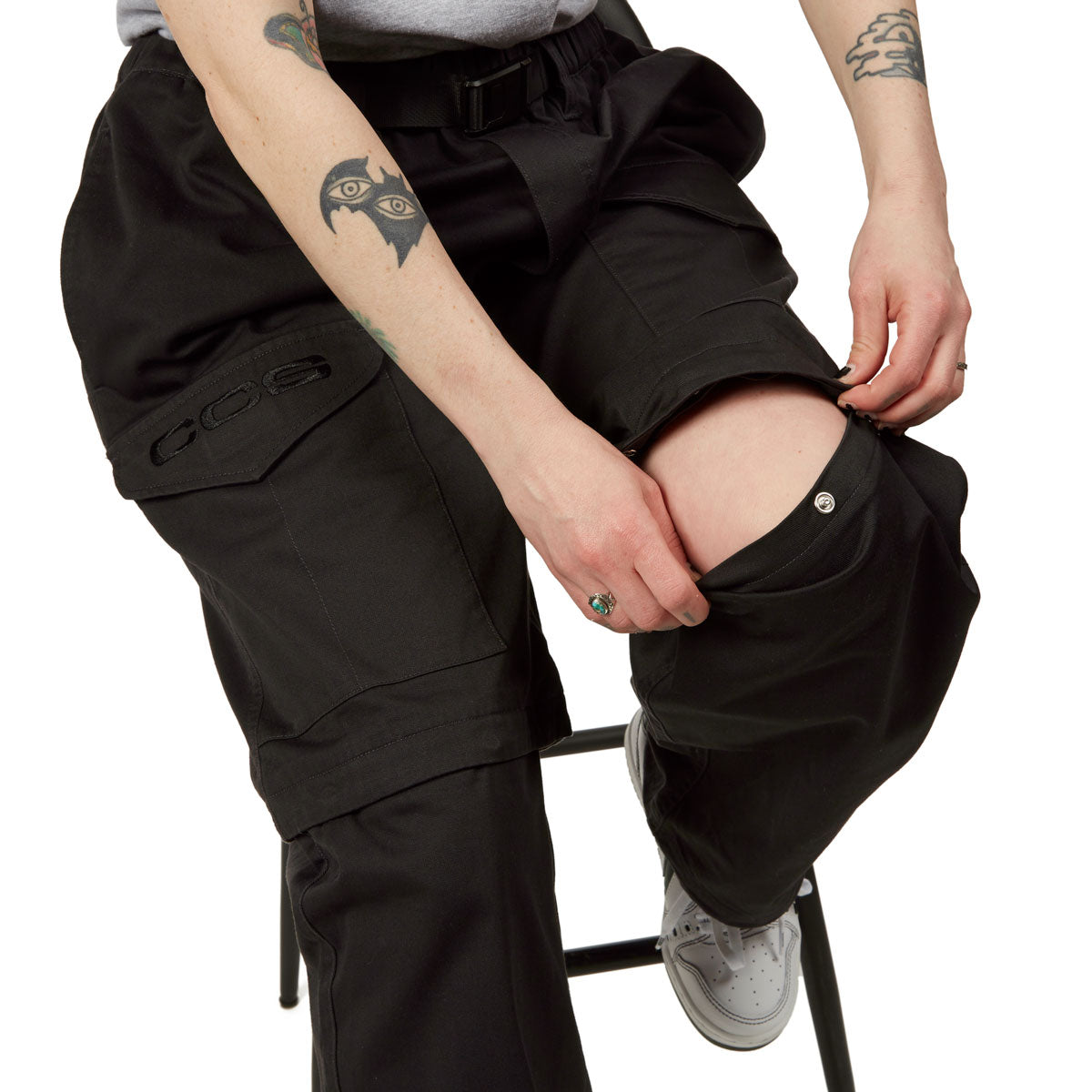 CCS Snap On Cargo Pants - Black image 4