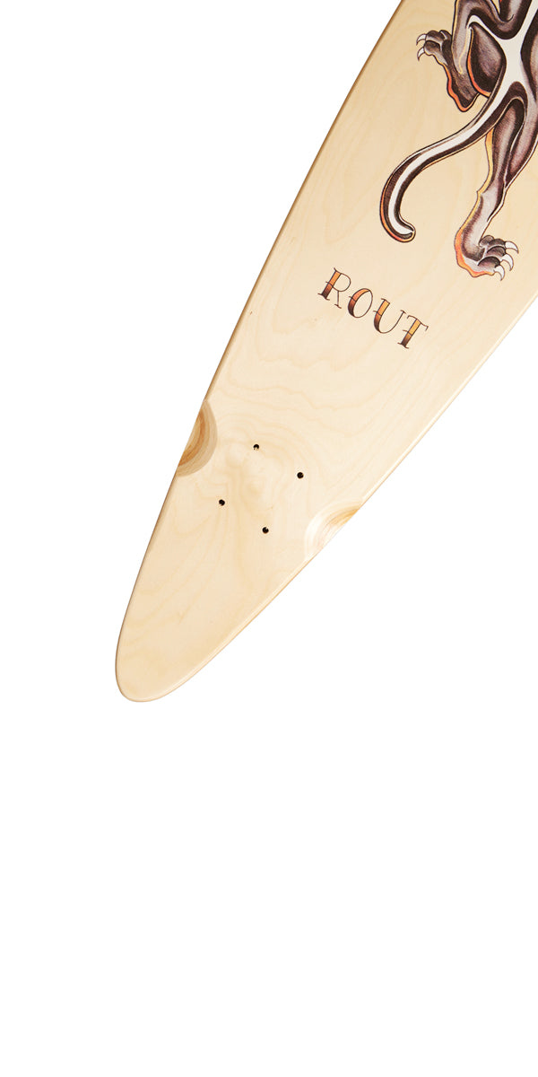 Rout Flash Pintail Longboard Deck image 2