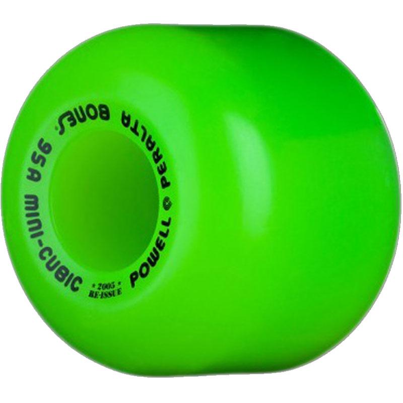 Powell-Peralta Mini Cubics 95A Skateboard Wheels - Green - 64mm image 1