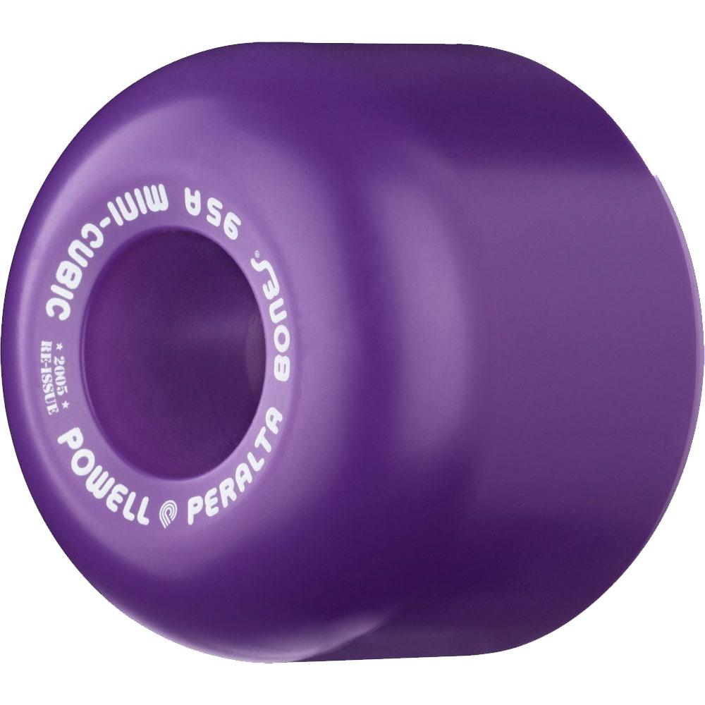 Powell Peralta Mini Cubics 95A Skateboard Wheels - Purple - 64mm image 1