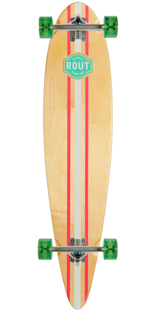 Rout Pinstripe Pintail Longboard Complete image 1