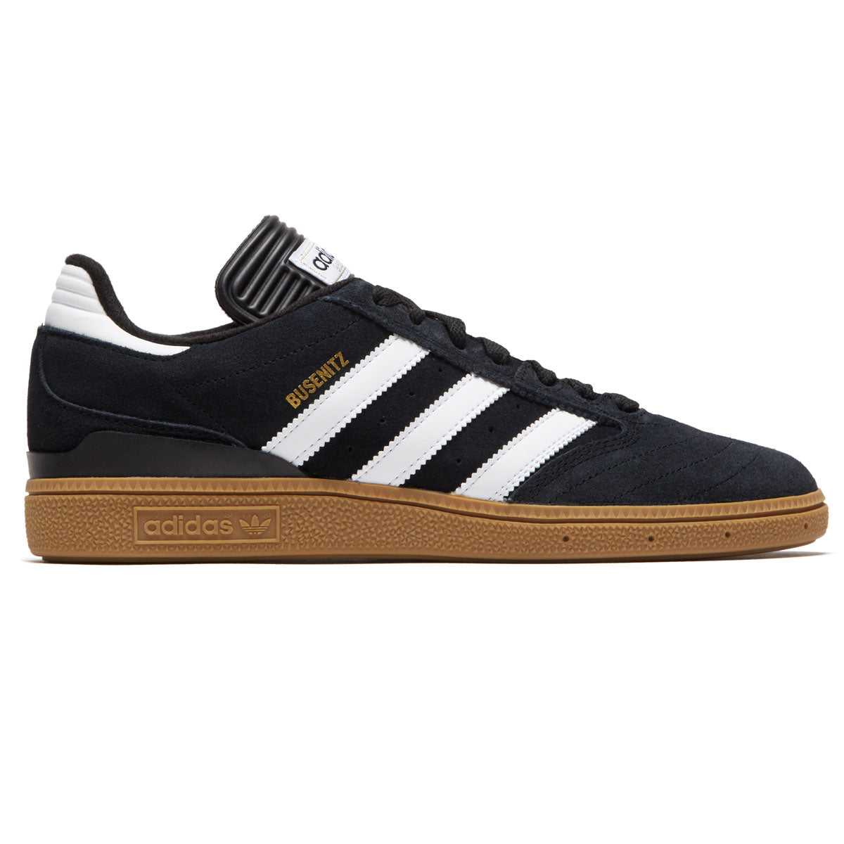 Adidas Busenitz Shoes   Black/White/Gold Metallic – Daddies Board Shop