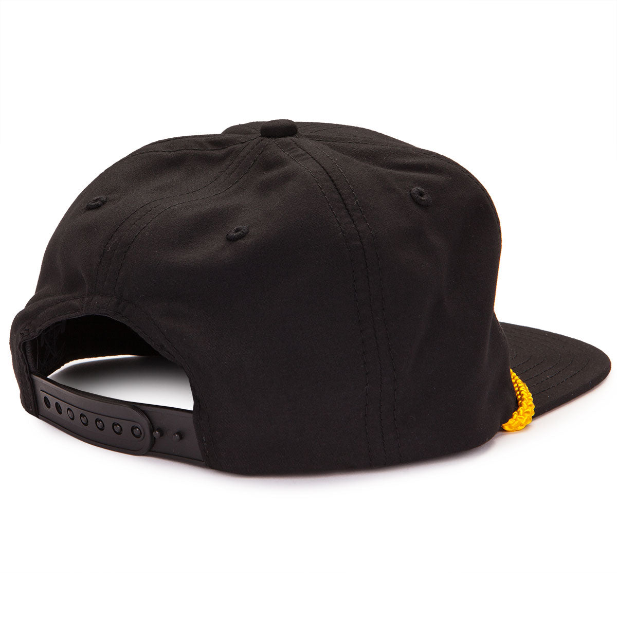 Thrasher Logo Rope Snapback Hat - Black image 2