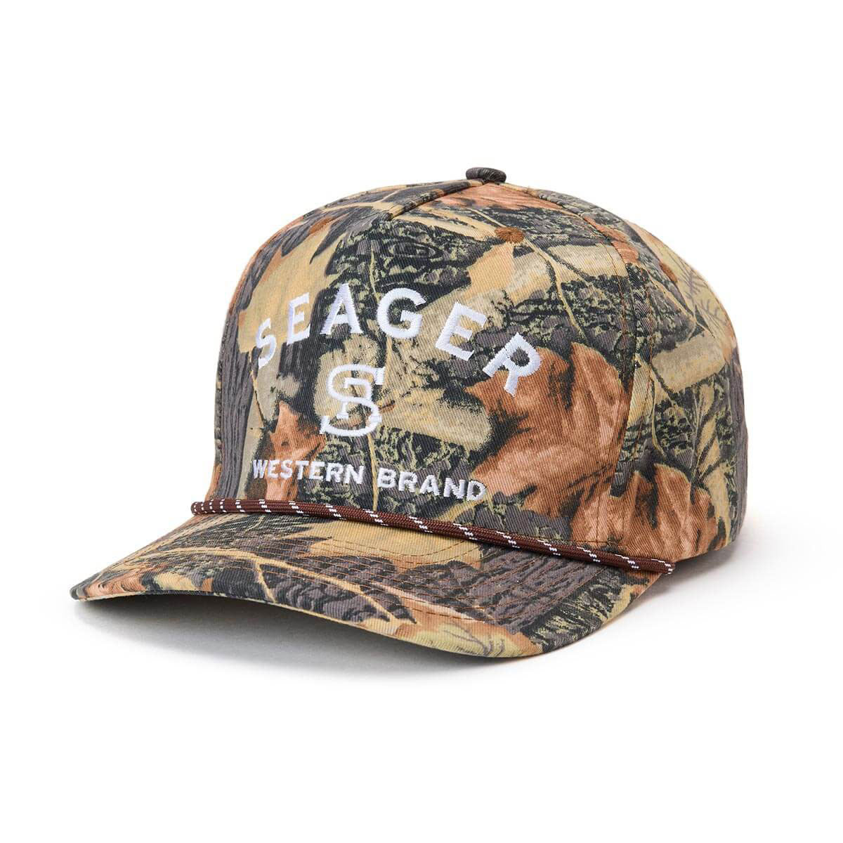 Seager Branded Snapback Hat - SJC Camo image 1