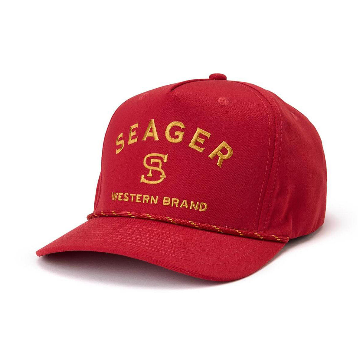 Seager Branded Snapback Hat - Maroon image 1