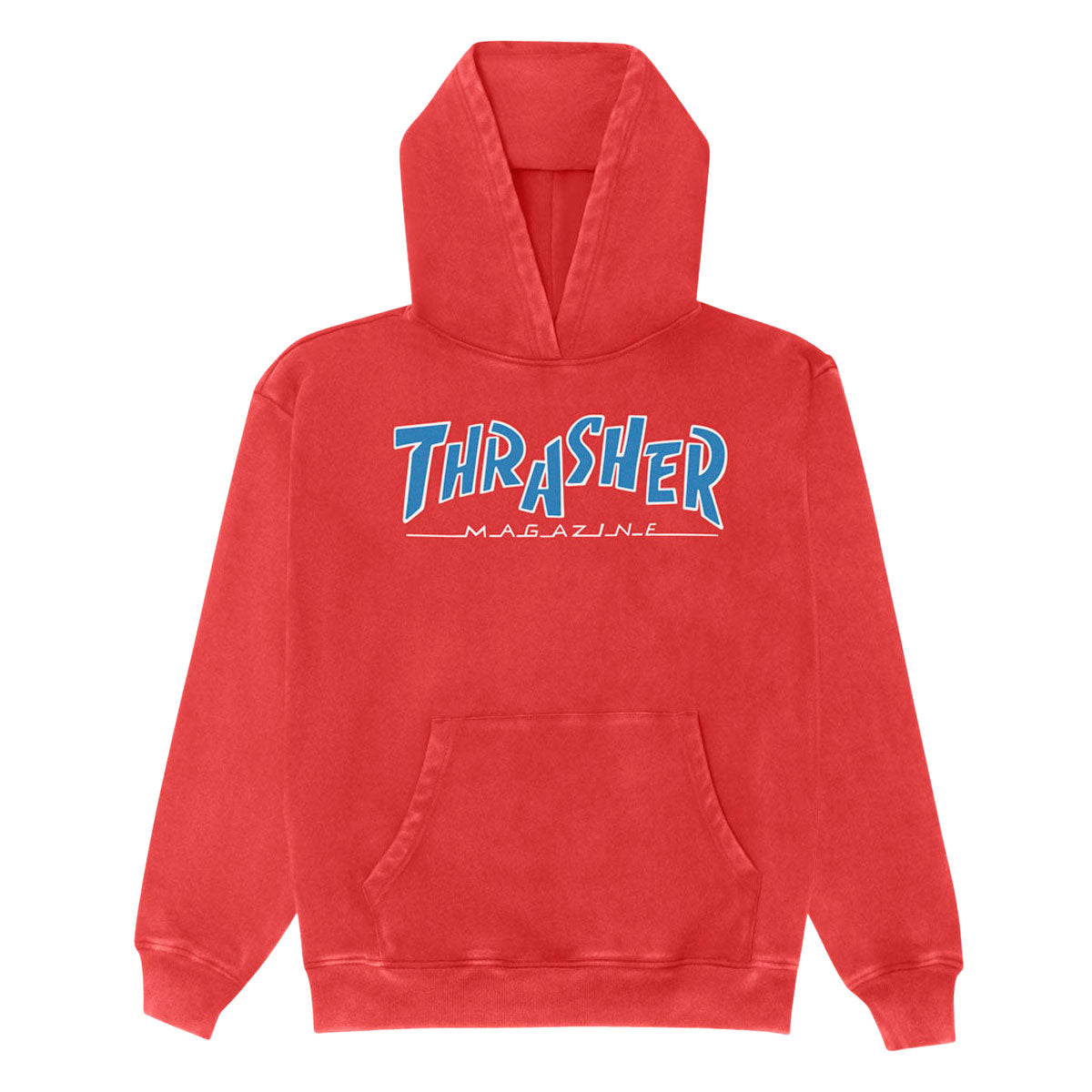 Thrasher x Parra Mag Vintage Hoodie - Red image 1
