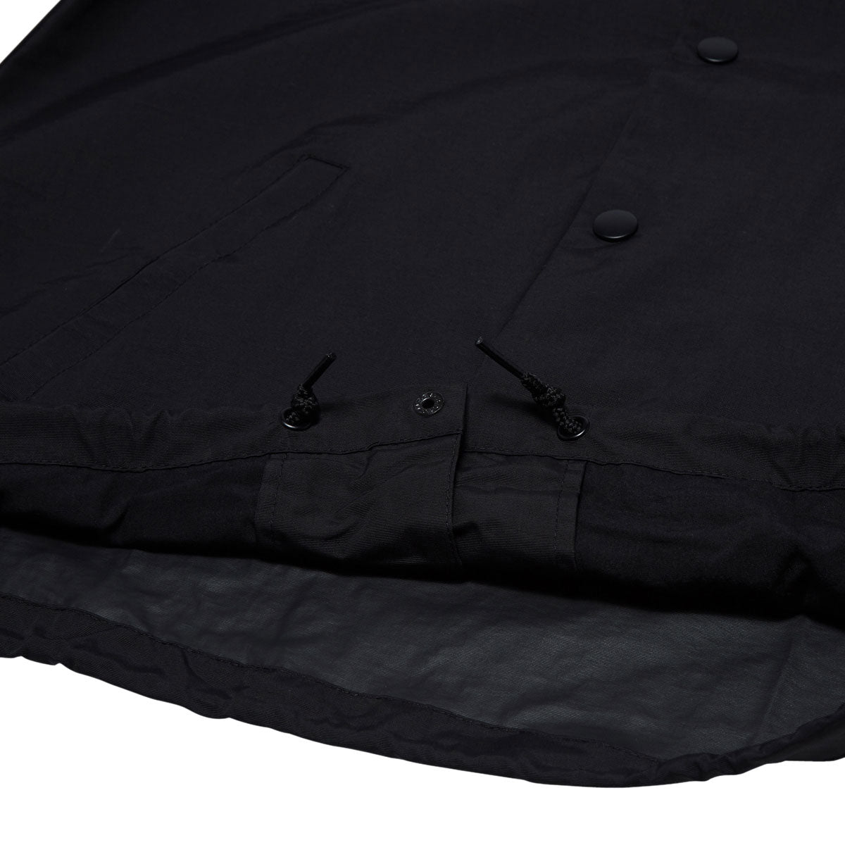 Thrasher Sticker Coach Jacket - Black/Black image 4