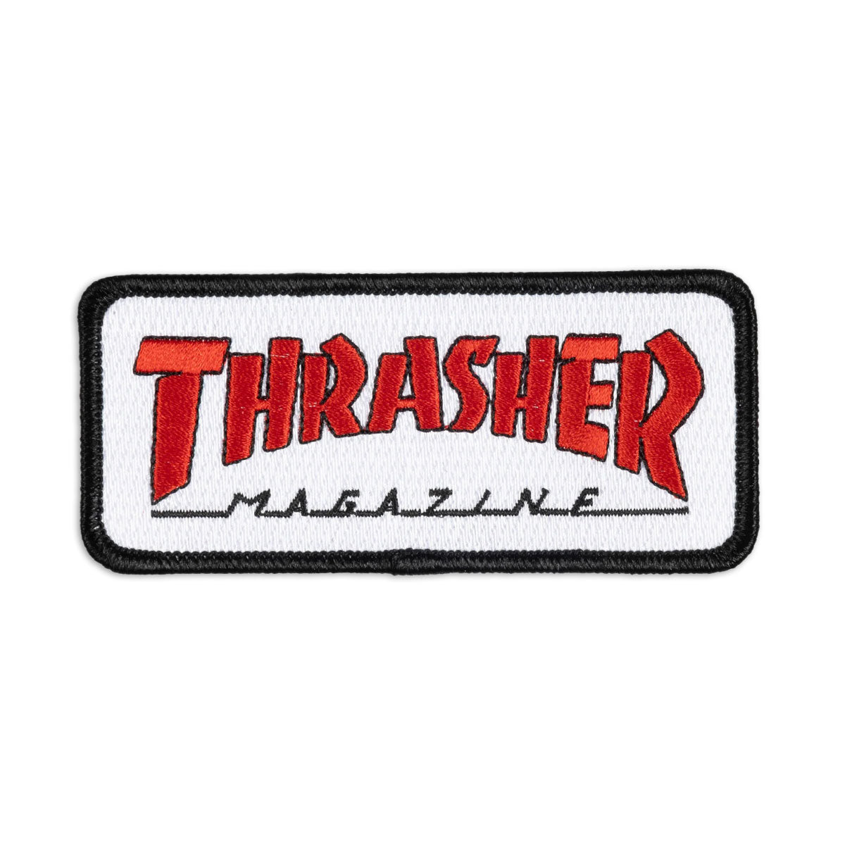 Thrasher Outlined Patch - White/Red image 1