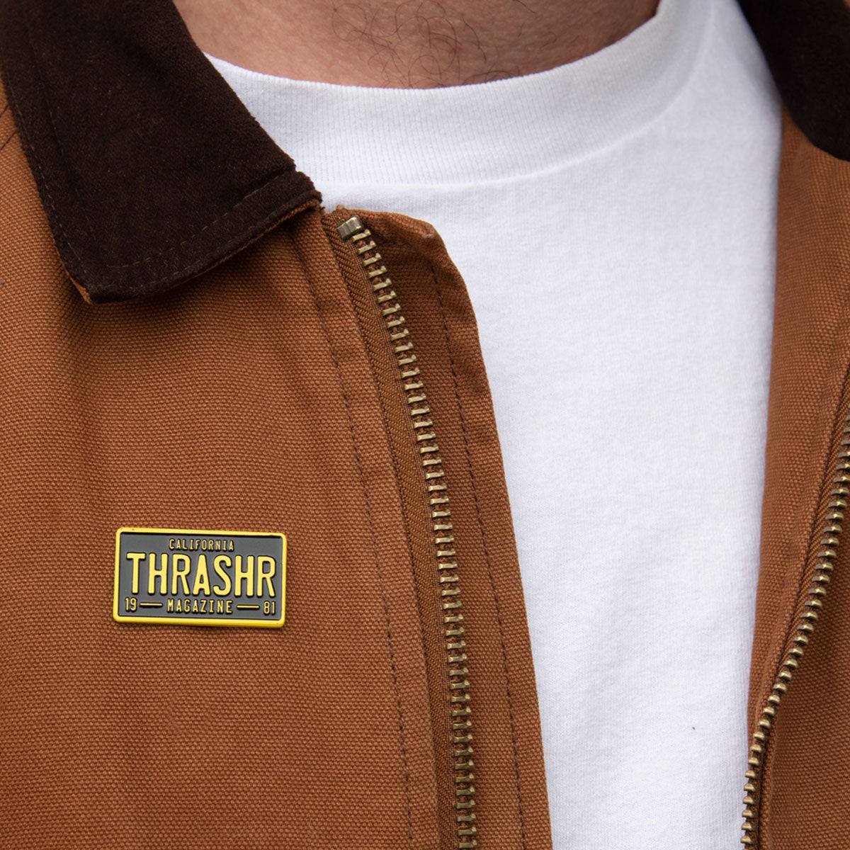 Thrasher License Plate Lapel Pin image 2